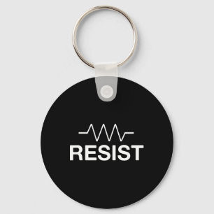 Resist Funny Electronics Circuit Resistor Key Ring