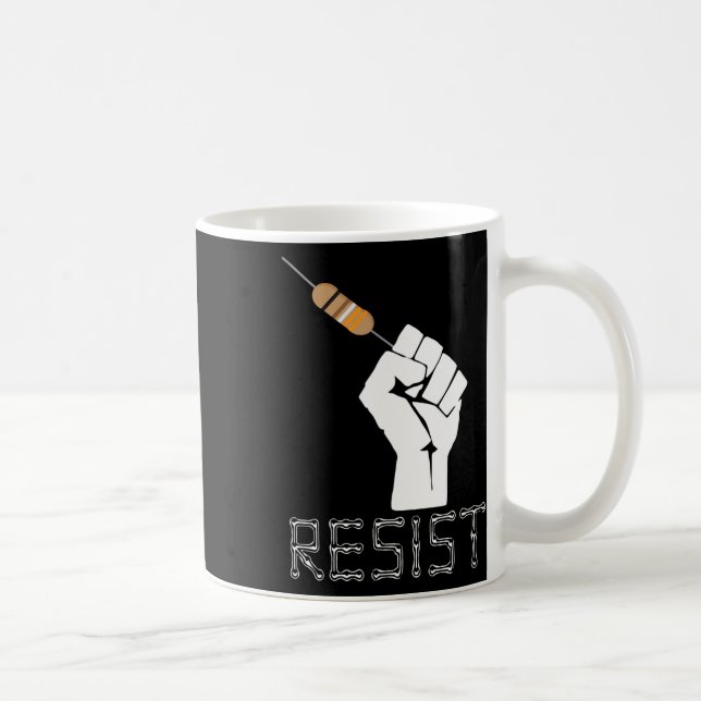 Resist Funny Gift Electrical Engineers Electrician Coffee Mug (Right)