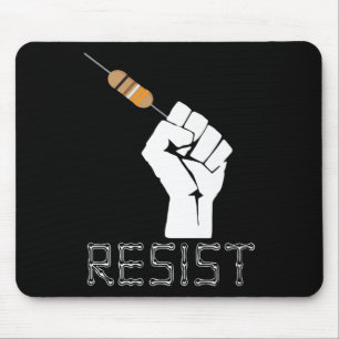 Resist Funny Gift Idea For Electrical Engineers Te Mouse Mat