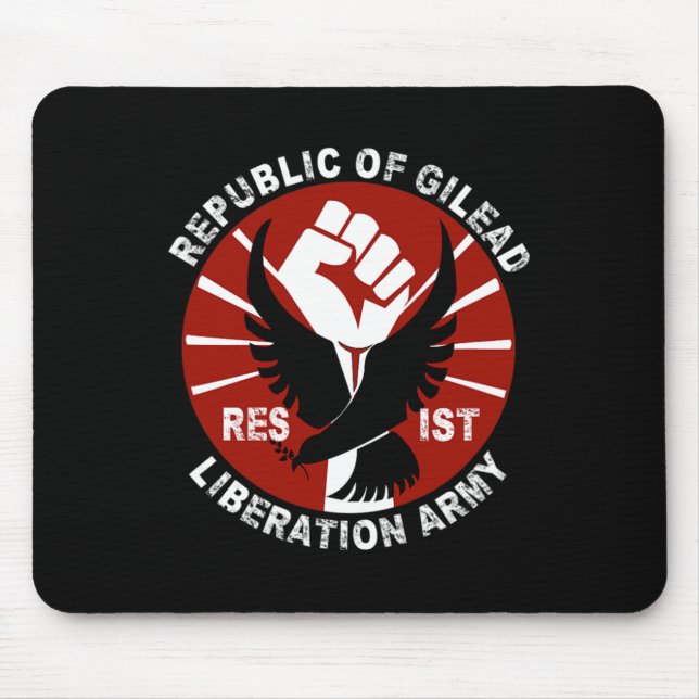 Resist- Gilead Liberation Army Civil Rights Activi Mouse Mat (Front)