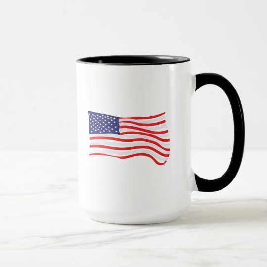 Resist hand-lettered flag and Resist design Mug