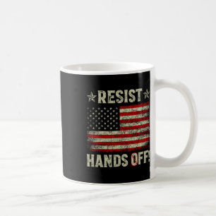 Resist Hands Off Protest Social Security Medicare Coffee Mug