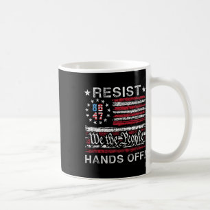 Resist Hands Off Social Security Medicare Medicaid Coffee Mug