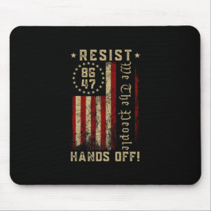 Resist Hands Off Social Security Medicare Medicaid Mouse Mat