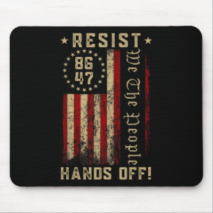 Resist Hands Off Social Security Medicare Medicaid Mouse Mat