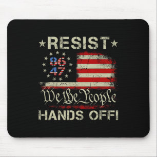 Resist Hands Off Social Security Medicare Medicaid Mouse Mat