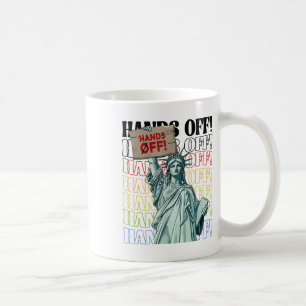 Resist Hands Off Vintage We The People American Fl Coffee Mug