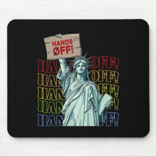 Resist Hands Off Vintage We The People American Fl Mouse Mat