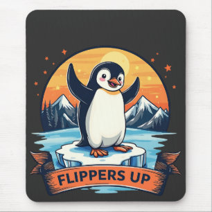 Resist I Stand With Penguins Anti Trump Mouse Mat