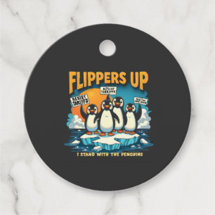 Resist I Stand With Penguins Favour Tags