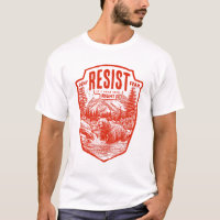 Resist It’s Your Civil Right Bear Retro