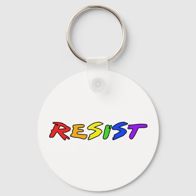 Resist! Key Ring (Front)