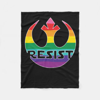 Resist Lgbt Oppression - Rebellion Resistance For  Fleece Blanket