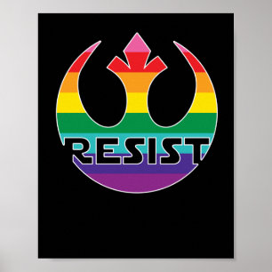 Resist Lgbt Oppression - Rebellion Resistance For  Poster