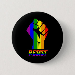 Resist Lgbt Pride Love T Shirt Gay Lesbian Cool Te 6 Cm Round Badge