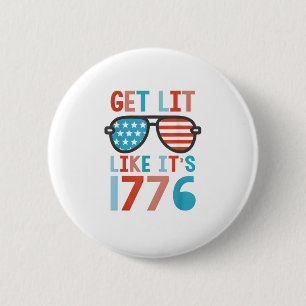 Resist Like It's 1776 6 Cm Round Badge
