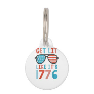 Resist Like It's 1776 Pet Tag