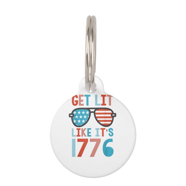 Resist Like It's 1776 Pet Tag (Front)