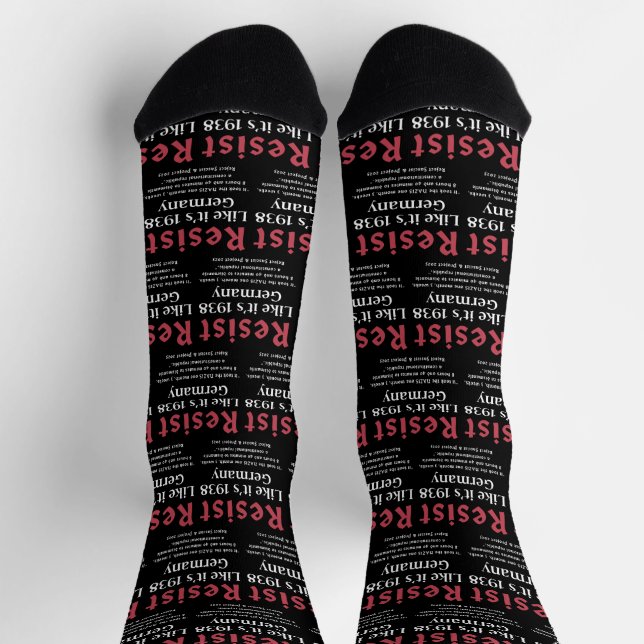 Resist Like It's 1938 Germany Socks (Top)