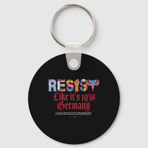 Resist Like Its 1938 Germany Vintage Women’s Right Key Ring