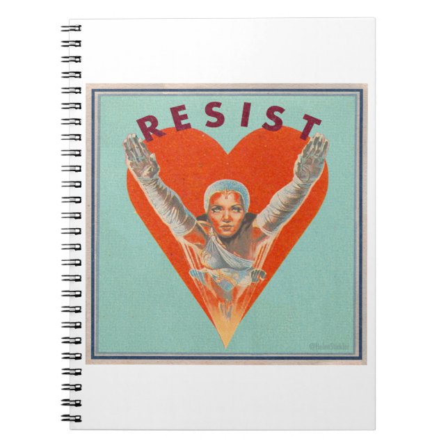 Resist love notebook ! (Front)