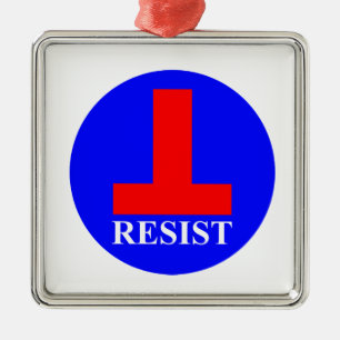 Resist Metal Tree Decoration