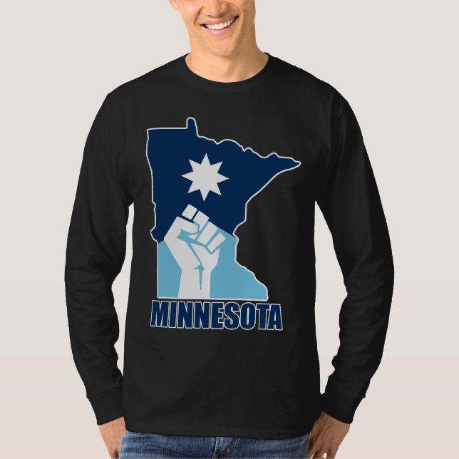 Resist Minnesota Raised Fist T-Shirt (Front)