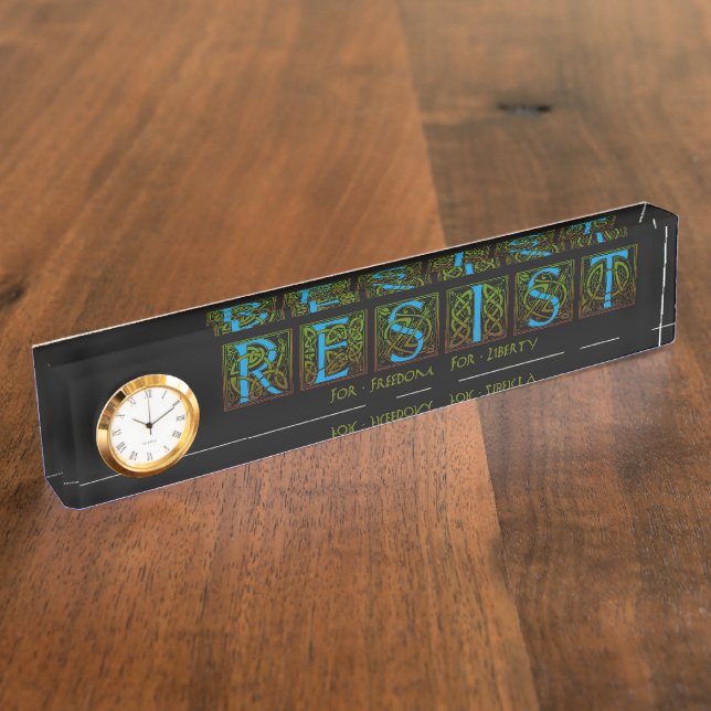 Resist Nameplate (Side)