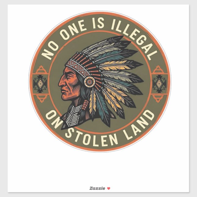 Resist - No One is Illegal Design (Sheet)