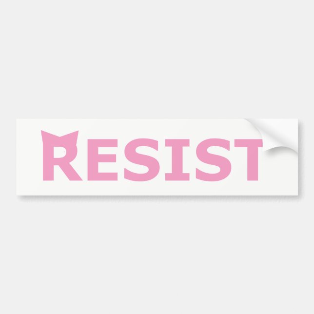 RESIST - P-Hat Bumper Sticker (Front)