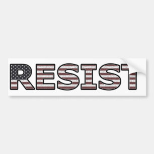 RESIST - Patriotic Bumper Sticker