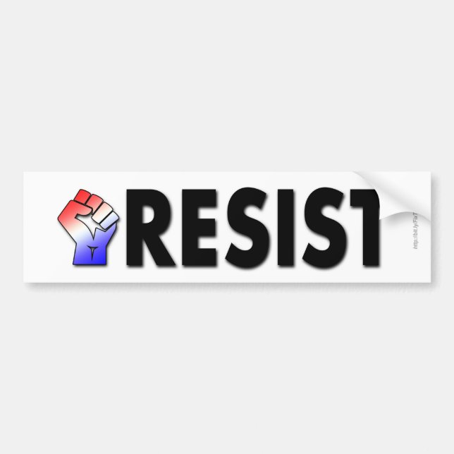 Resist (Patriotic) Bumper Sticker (Front)