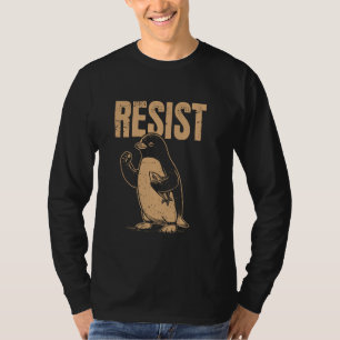 Resist Penguin Activism Penguins Graphic T-Shirt