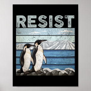 Resist Penguin Activism  Poster