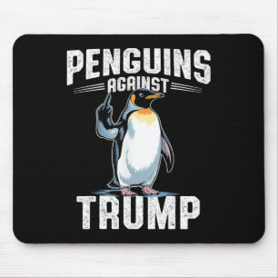 Resist Penguins Against Trump - Make Penguin Tax F Mouse Mat