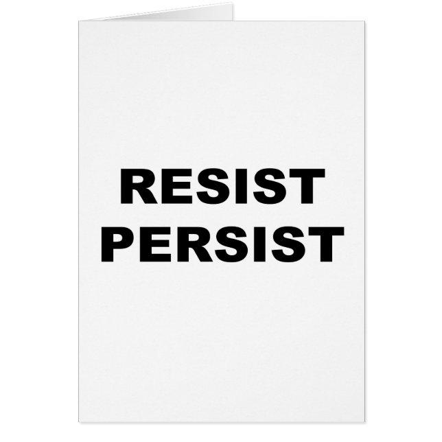 RESIST PERSIST (Front)