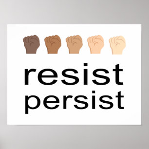 Resist Persist Poster