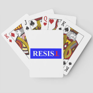 Resist Playing Cards