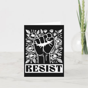 Resist Political Activism Anti Trump Card