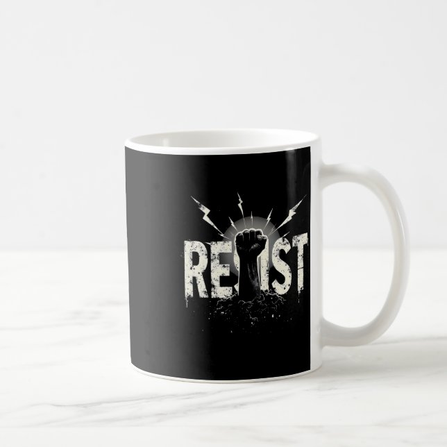 Resist Political Protest  Coffee Mug (Right)