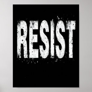 Resist Political Protest Poster