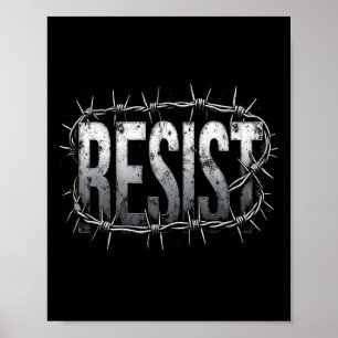 Resist Political Protest Poster
