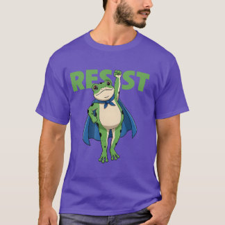 Resist Portland 2025 Frog Empower Justice Equality T-Shirt