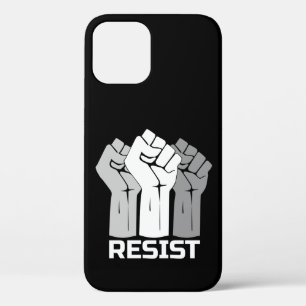 Resist Raised Fists Protest Design iPhone 12 Case