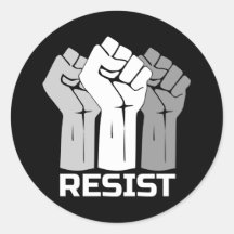 Resist Raised Fists Protest Design