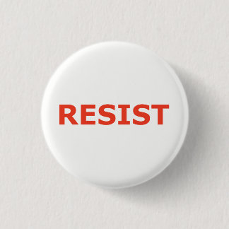 RESIST - Red Alert 3 Cm Round Badge