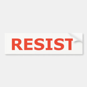 RESIST - Red Bumper Sticker