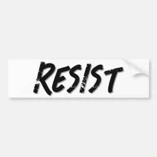 Resist Resistance Bumper Sticker