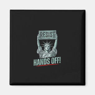 Resist Resistance Statue Of Liberty Hands Off Prot Magnet
