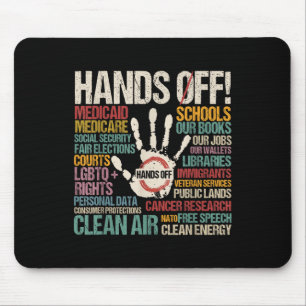 Resist Resistance Statue Of Liberty Hands Off Prot Mouse Mat